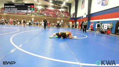 73 lbs Consi Of 4 - Wyatt Holtz, Coweta Tiger Wrestling vs Hollis Thomas, Raw Wrestling Club