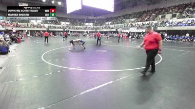132 lbs Dewayne Borntreger, Weyauwega-Fremont vs Martez Sheard, Aquinas