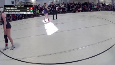 148 lbs Champ. Round 1 - Caitlin Stafford, 308 Wrestling Academy vs Andie Gibson, Beatrice