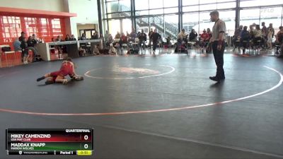 B-19 lbs Quarterfinal - Mikey Camenzind, USA MAT CLUB vs Maddax Knapp, Marion Wolves