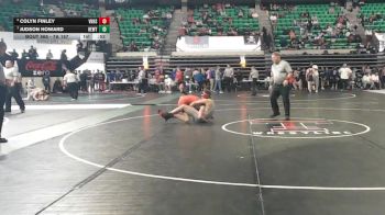 7A 157 lbs Cons. Round 3 - Judson Howard, Hewitt-Trussville vs Colyn Finley, Vestavia Hills