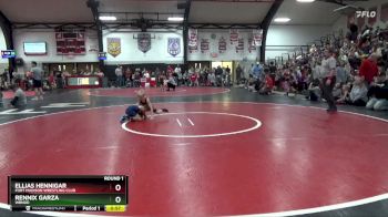 Round 1 - Ellias Hennigar, Fort Madison Wrestling Club vs Rennix Garza, WBNDD