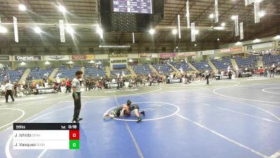 58 lbs Consolation - Jj57 Ishida, Denver North vs Jesus Vasquez, Duran Elite