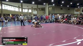 132 lbs 2nd Wrestleback (32 Team) - Nicolas Owens, CIAW vs Kameron Stiffler, Assassins Pink