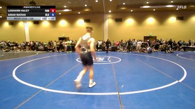 126 lbs Champ. Round 2 - LaShawn Haley, Pennsylvania vs Aidan Matias, New Jersey