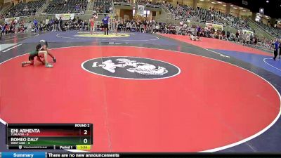 108 lbs Round 2 (4 Team) - Emi Armenta, Tualatin vs Romeo Daly, West Linn