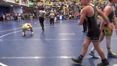 132 lbs Semifinal - Titan Powell, Buffalo Valley vs Brody Hade, Bishop McDevitt