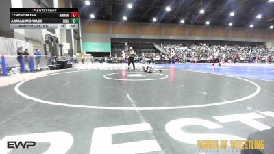 58 lbs Consi Of 16 #1 - Tyrese Bliss, Fallon Outlaws Wrestling Club vs Adrian Morales, SoCal Hammers