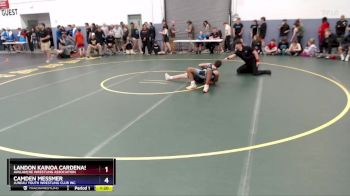 113 lbs 1st Place Match - Camden Messmer, Juneau Youth Wrestling Club Inc. vs Landon Kainoa Cardenas-Sumera, Avalanche Wrestling Association