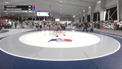 132 lbs Champ. Rd Of 32 - Lucas Bach, 309 Wrestling Club vs Brayden Manning, Backyard Brawlers MW