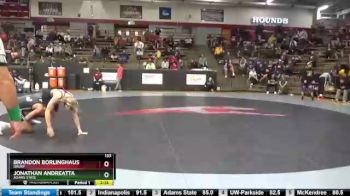 133 lbs 3rd Place Match - Jonathan Andreatta, Adams State vs Brandon Borlinghaus, Drury