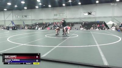 100 lbs Placement Matches (16 Team) - Zoey Haney, Missouri Blue vs Rhyan Tijerina, Arizona