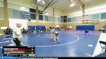 140lbs Cons. Round 2 - Evelyn Nogales, Ferndale (Girls) vs Hollie Wrigglesworth, Ida B. Wells