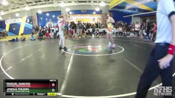 157 lbs Champ. Round 2 - Manuel Narciso, Explorer Wrestling Club vs Joshua Folsom, Bulldog Wrestling Club