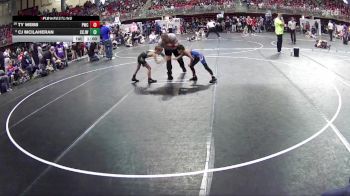 55 lbs Cons. Round 2 - Ty Webb, Plattsmouth Wrestling Club vs Cj McIlaheran, Central City JR. Wrestling