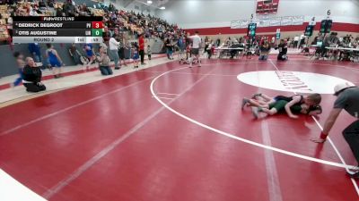 55-57 lbs Round 2 - Otis Augustine, Lincoln vs Dedrick DeGroot, Platte Valley
