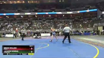 Cons. Round 2 - Jackson Konrad, Lexington vs Brock Bolling, Pierce