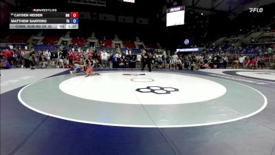 138 lbs Cons. Sub-rd Of 32 - Cayden Neisen, MN vs Matthew Santoro, PA