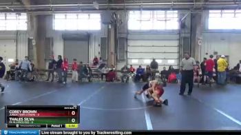 68 lbs Round 3 (4 Team) - Corey Brown, Junior Terps Xtreme vs Thales Silva, PA Alliance Red