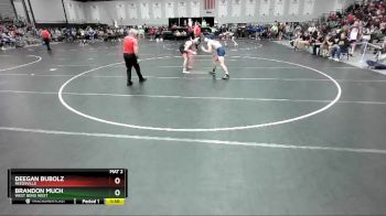 150 lbs Champ. Round 1 - Brandon Much, West Bend West vs Deegan Bubolz, Reedsville