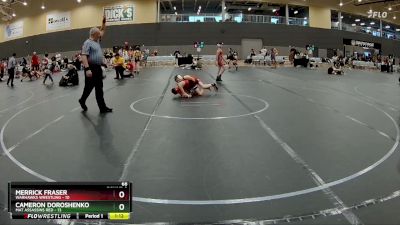 68 lbs Round 2 (6 Team) - Merrick Fraser, Warhawks Wrestling vs Cameron Doroshenko, Mat Assassins Red