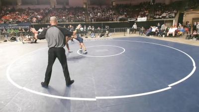 D 2 144 lbs 1st Place Match - Jonas Rebstock, St. Thomas More vs Benjamin Ebling, Brusly