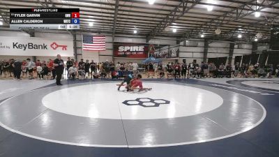 57 kg Champ. Rd Of 64 - Tyler Garvin, Golden Wolf RTC vs Allen Calderon, Warrior Regional Training Center