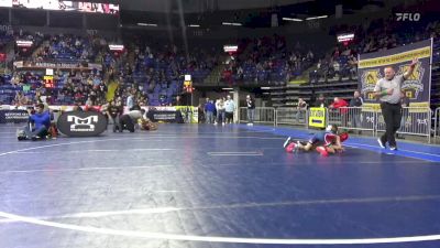 50 lbs Round Of 32 - Mason Lampariello, Conestoga Valley vs Kaden Harbarger, Hempfield