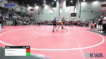 90 lbs Final - Joel Ramirez, Hennessey Takedown Club vs Kamden Turner, Owasso Takedown Club