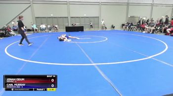 106 lbs Placement Matches (8 Team) - Jonah Odum, Indiana vs Carl Murray, Minnesota Red