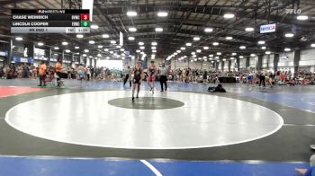 170 lbs Rr Rnd 1 - Chase Weinrich, Buffalo Valley Black vs Lincoln Cooper, Fight Barn WC