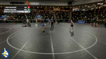 120 lbs Champ. Round 1 - Serena Sullens, Wahlert Catholic vs Tess Richards, Solon