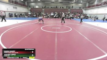 113 lbs Quarterfinal - Gavin Handy, Desert Ridge High School vs Austin Lopez, Miyamura