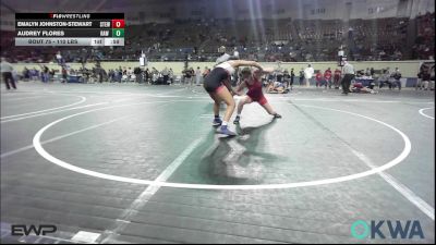 110 lbs Consolation - Emalyn Johnston-Stewart, Stewart Wrestling vs Audrey Flores, Raw Wrestling Club