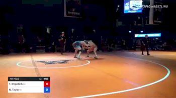 170 lbs 7th Place - Travis Stipetich, Pennsylvania vs Nathan Taylor, Connecticut