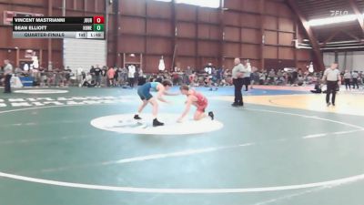 125 lbs Quarterfinal - Vincent Mastrianni, Journeymen vs Sean Elliott, Howell Highschool