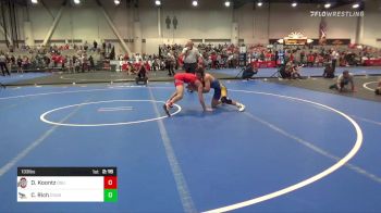 133 lbs Rd Of 16 - Dylan Koontz, Ohio State vs Chance Rich, Cal State Bakersfield
