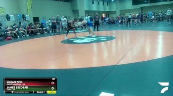 157 lbs Round 3 (6 Team) - Julian Bell, Pasco Wolfpack vs James Escobar, CIAW