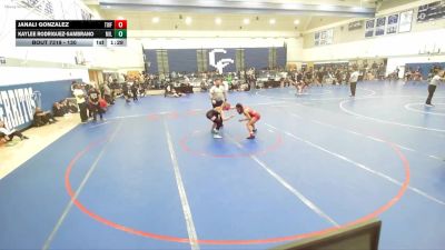 130 lbs Quarterfinal - Janali Gonzalez, The Wrestling Factory vs Kaylee Rodriguez-Sambrano, La Habra High School