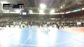 130 lbs Champ. Round 3 - Isabella Stark, Sandpoint vs Victoria Byrne, Mtn View Oregon