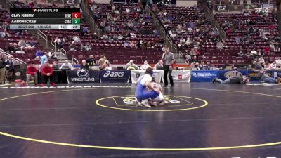 145 lbs Consi 2 - Clay Kimmy, General McLane vs Aaron Ickes, Chestnut Ridge