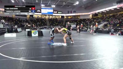 180 lbs Champ. Round 2 - Shenita Lawson, North Central College vs Mia Gaetjens, Adrian College