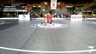 Open Men - 61 lbs Cons. Round 2 - Gabriel Anderson vs Enrique Zavala, Alisal High School Wrestling