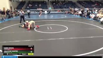 160 lbs Semis & 1st Wb (8 Team) - Grayson Santee, Buford HS vs Cade Sousa, Creekview