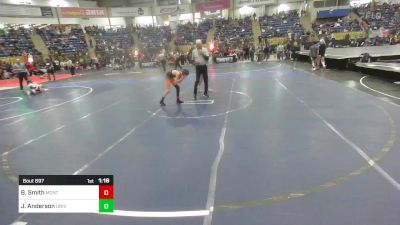 75 lbs Round Of 16 - Bryant Smith, Montezuma-Cortez Middle School vs Jacob Anderson, University Middle School