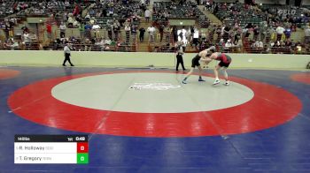 140 lbs Consolation - Rocky Holloway, Social Circle USA Takedown vs Trey Gregory, Teknique Wrestling