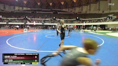 National 6-8 90 Cons. Round 1 - Ashby Lloyd, Midlothian Miners Wrestling Cl vs Levi Dail, Great Bridge Wrestling Club