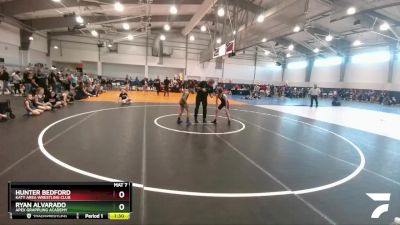 83 lbs Quarterfinal - Ryan Alvarado, Apex Grappling Academy vs Hunter Bedford, Katy Area Wrestling Club