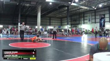 120 lbs Round 2 (4 Team) - Carson Miller, GREAT NECK WRESTLING CLUB vs Connor Roark, GROUND UP USA