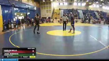 182 lbs Quarterfinal - Jhoel Robinson, Fleming Island vs Marlon Bello, Braddock